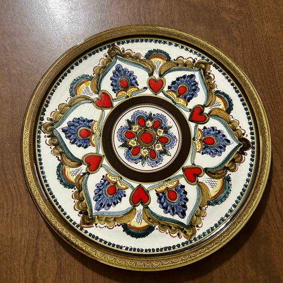 12" pottery platter - Picture 3 of 3